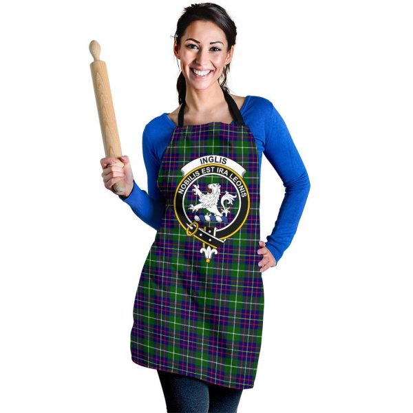 Inglis Modern Tartan Crest Apron Online Hot Sale - Image 2