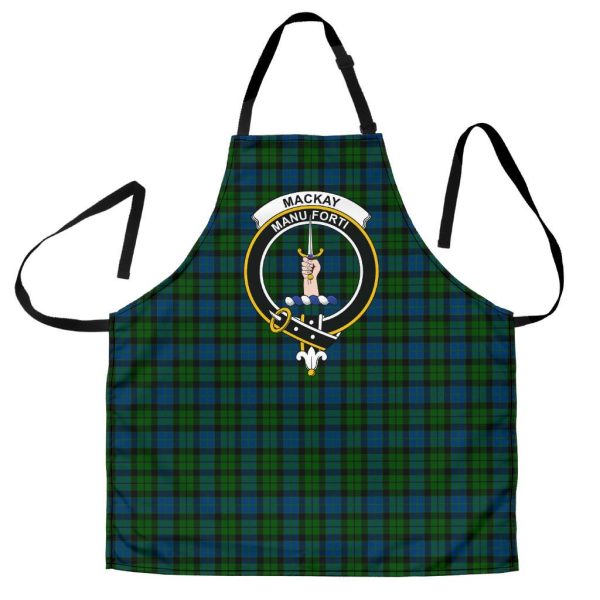 MacKay Modern Tartan Crest Apron Online Hot Sale