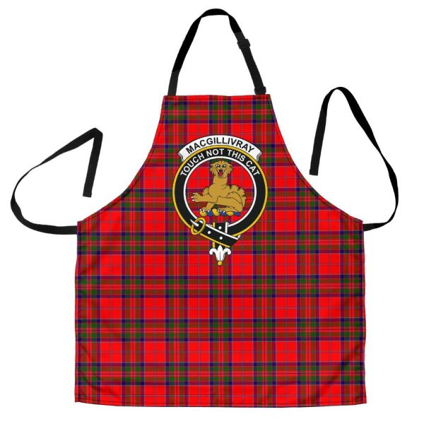 MacGillivray Modern Tartan Crest Apron Cheap