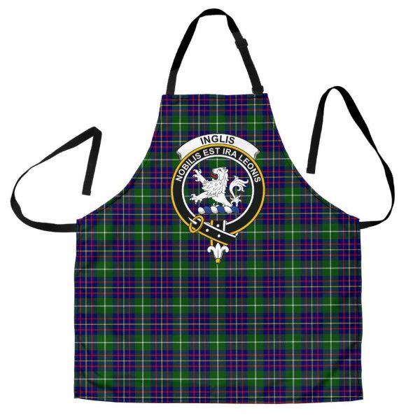 Inglis Modern Tartan Crest Apron Online Hot Sale