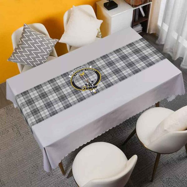 Glendinning Tartan Crest Table Runner - Cotton table runner Online Sale