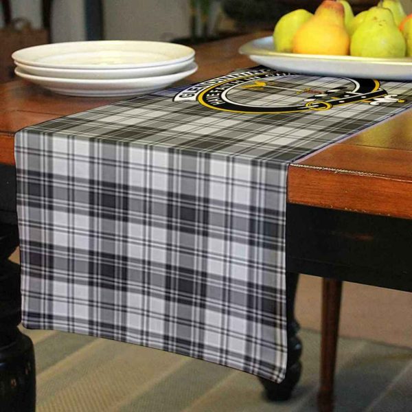 Glendinning Tartan Crest Table Runner - Cotton table runner Online Sale - Image 3