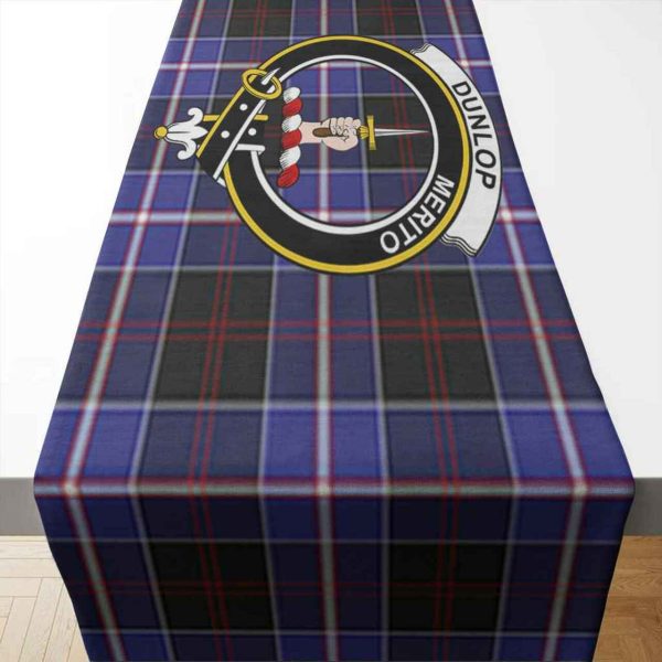 Dunlop Tartan Crest Table Runner - Cotton table runner Sale - Image 2