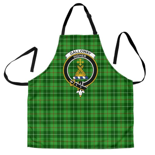 Galloway District Tartan Crest Apron For Cheap