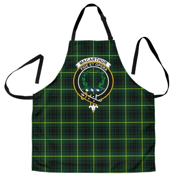 MacArthur Modern Tartan Crest Apron Sale