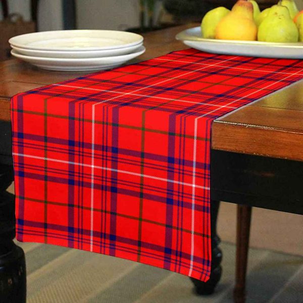 Rose Modern Tartan Table Runner - Cotton table runner Sale - Image 3