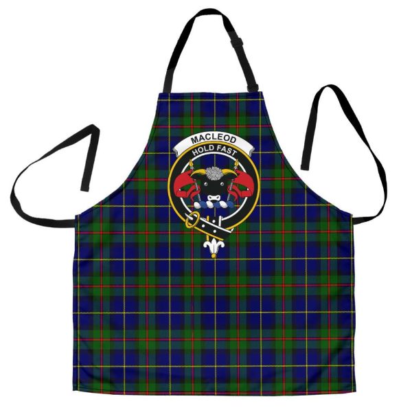 MacLeod of Harris Modern Tartan Crest Apron on Sale