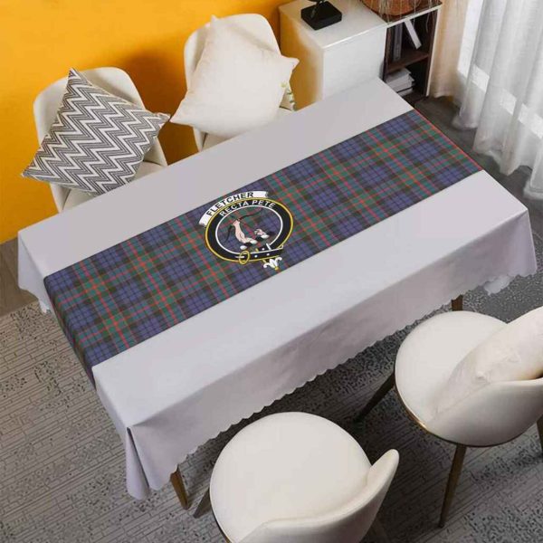 Fletcher Tartan Crest Table Runner - Cotton table runner Sale