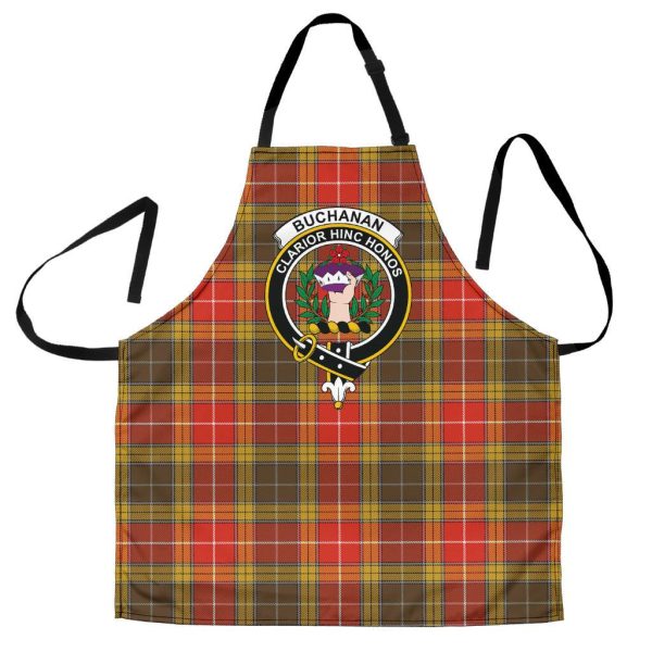 Buchanan Old Set Weathered Tartan Crest Apron Online