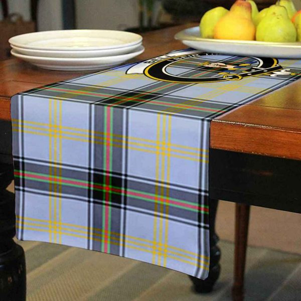 Bell Tartan Crest Table Runner - Cotton table runner Supply - Image 3