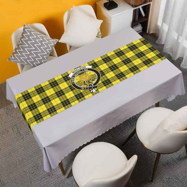 MacLeod Tartan Crest Table Runner - Cotton table runner Online