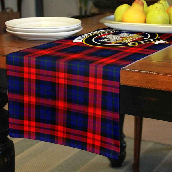 MacLachlan Tartan Crest Table Runner - Cotton table runner Cheap - Image 3
