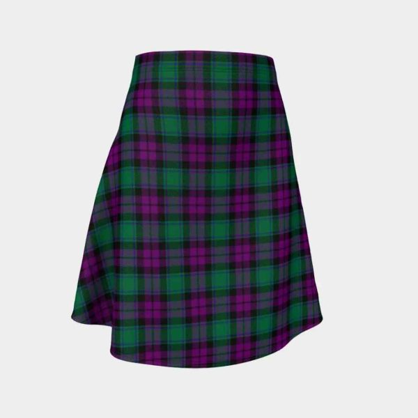 MacArthur - Milton Tartan Flared Skirt For Discount