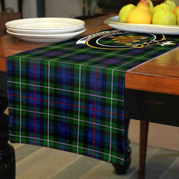 MacKenzie Tartan Crest Table Runner - Cotton table runner Supply - Image 3
