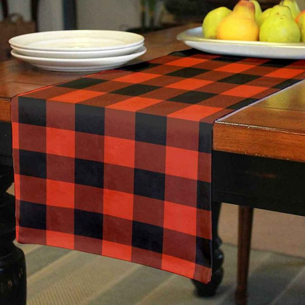 Rob Roy MacGregor Ancient Tartan Table Runner - Cotton table runner on Sale - Image 3