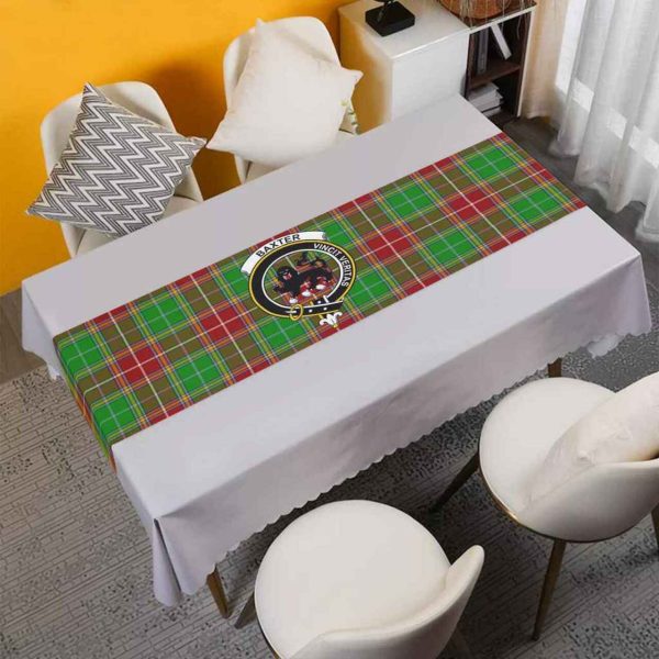 Baxter Tartan Crest Table Runner - Cotton table runner For Discount