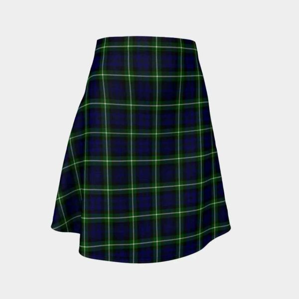 Lamont Modern Tartan Flared Skirt Online Sale