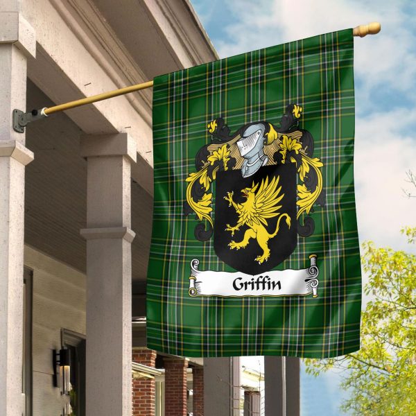 Griffin Tartan Crest Garden Flag Cheap