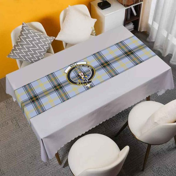 Bell Tartan Crest Table Runner - Cotton table runner Supply