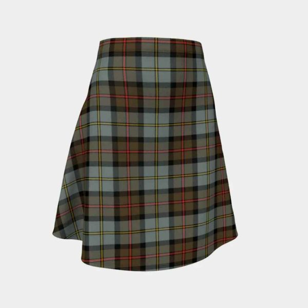 MacLeod of Harris Weathered Tartan Flared Skirt on Sale