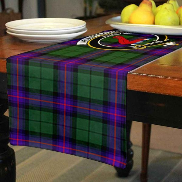 Armstrong Tartan Crest Table Runner - Cotton table runner Fashion - Image 3