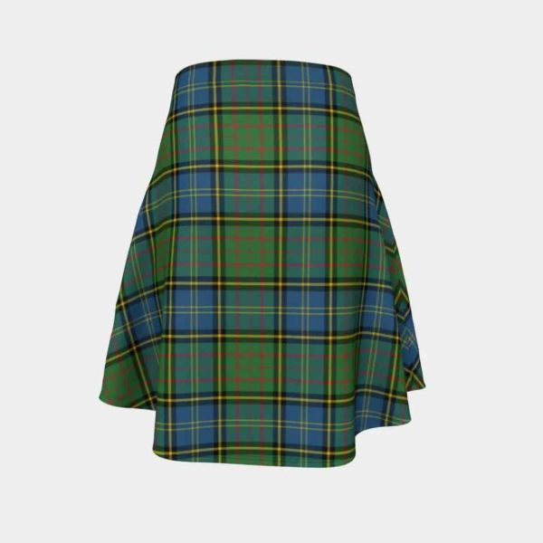 MacMillan Hunting Ancient Tartan Flared Skirt For Sale - Image 4