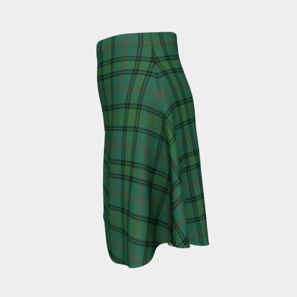 Ross Hunting Ancient Tartan Flared Skirt For Sale - Image 2