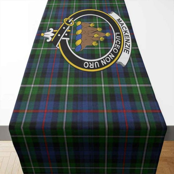 MacKenzie Tartan Crest Table Runner - Cotton table runner Supply - Image 2