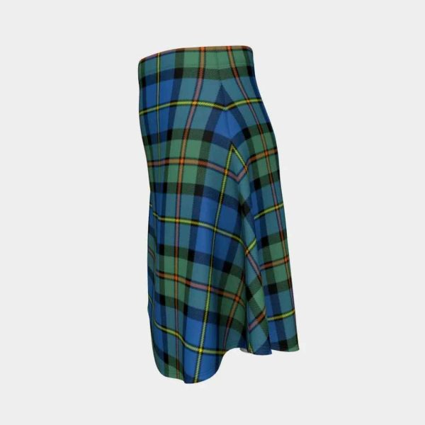 MacLeod of Harris Ancient Tartan Flared Skirt Hot on Sale - Image 2