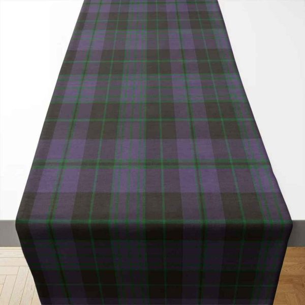 Clergy Green Tartan Table Runner - Cotton table runner Online now - Image 2
