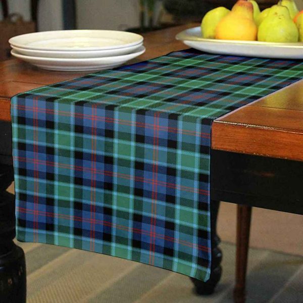 MacTaggart Ancient Modern Tartan Table Runner - Cotton table runner For Sale - Image 3