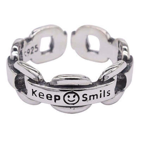 Vintage Smiling Face Finger Rings for Women Adjustable Rings For Cheap - Image 5